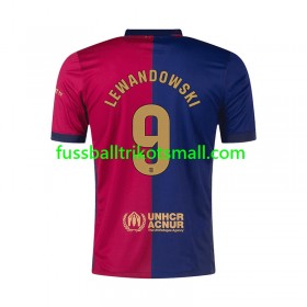 Fußballtrikots FC Barcelona Robert Lewandowski 9 2024-2025 Kurzarm Heimtrikotsatz kaufen